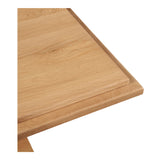 May Natural Oak Cafe Table by MOES at Eve Furniture