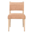Maya 21" Dining Chair in Antique Leather with Napoleon Legs by Home Trends & Design at Eve Furniture