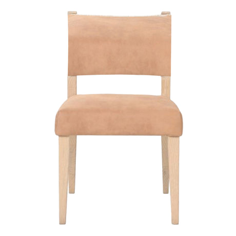 Maya 21" Dining Chair in Antique Leather with Napoleon Legs by Home Trends & Design at Eve Furniture