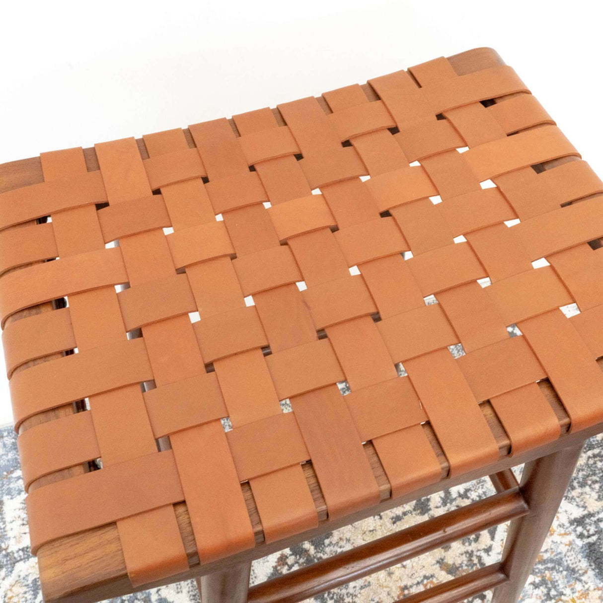 Maya 30" Genuine Leather Stool In Tan by Ashcroft Furniture at Eve Furniture