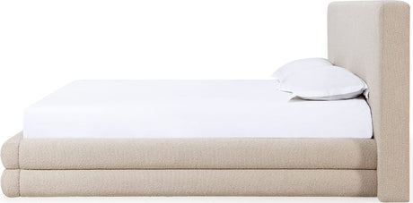 Maya Brun California King Upholstered Platform Bed by Modus Furniture at Eve Furniture