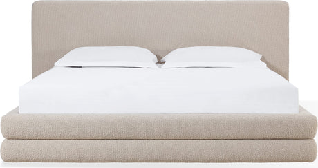 Maya Brun King Upholstered Platform Bed by Modus Furniture at Eve Furniture