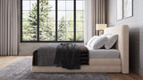 Maya Brun Queen Upholstered Platform Bed by Modus Furniture at Eve Furniture