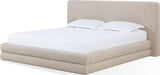 Maya Brun Queen Upholstered Platform Bed by Modus Furniture at Eve Furniture