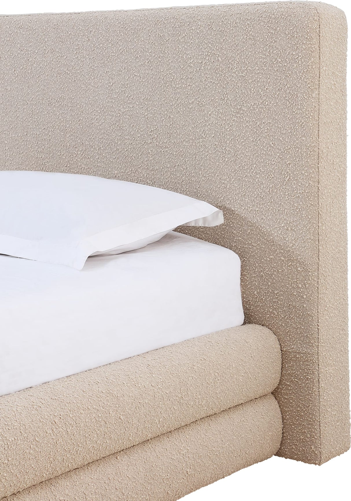 Maya Brun Queen Upholstered Platform Bed by Modus Furniture at Eve Furniture