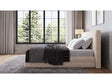 Maya Brun Queen Upholstered Platform Bed by Modus Furniture at Eve Furniture