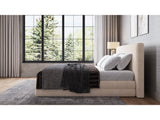 Maya Brun Queen Upholstered Platform Bed by Modus Furniture at Eve Furniture