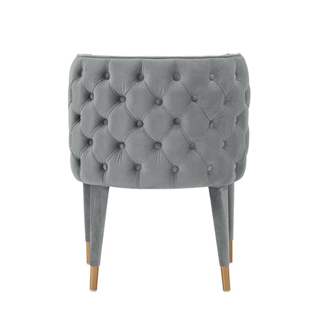 Maya Dining Chair in Grey by Manhattan Comfort at Eve Furniture