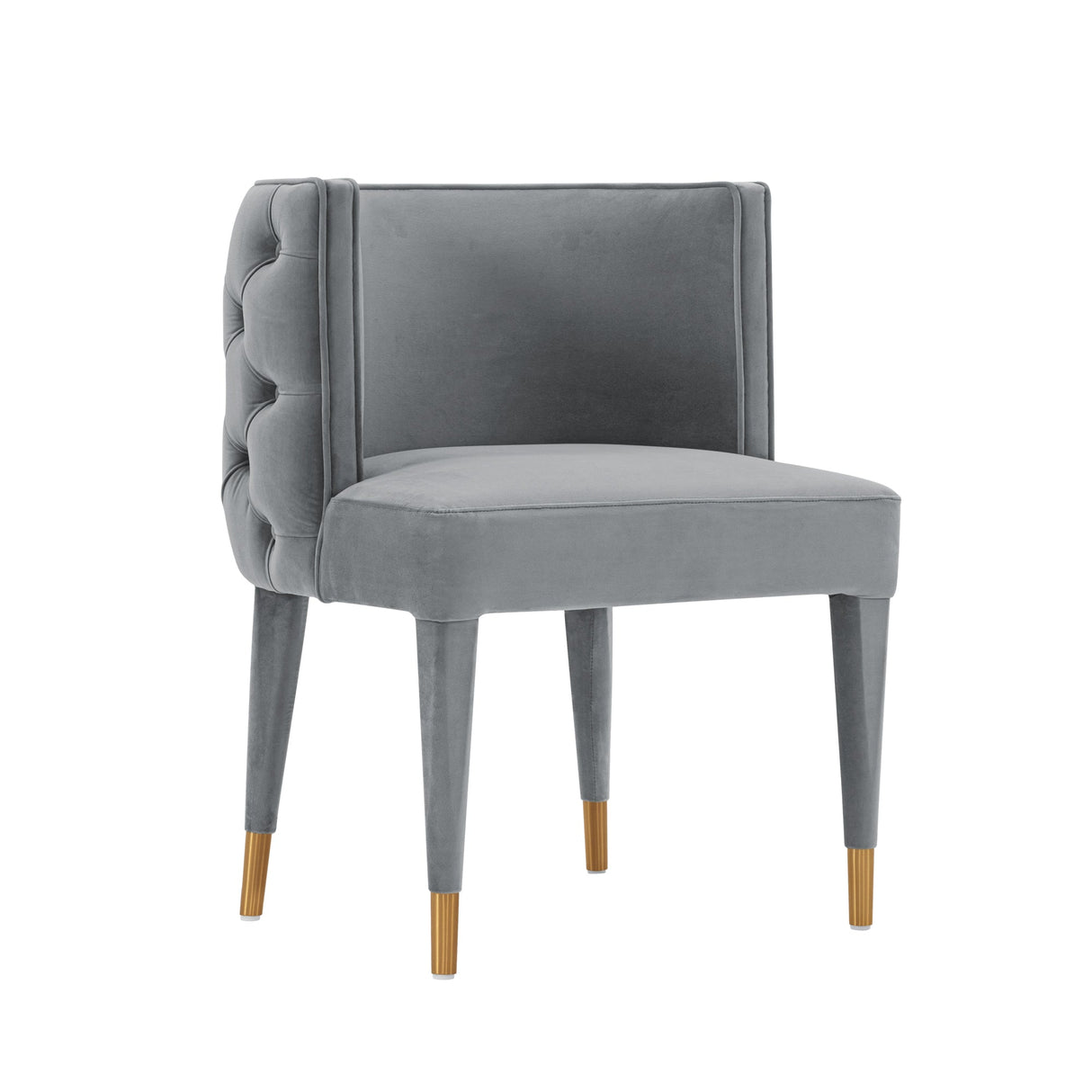 Maya Dining Chair in Grey by Manhattan Comfort at Eve Furniture