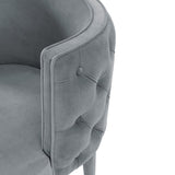 Maya Dining Chair in Grey by Manhattan Comfort at Eve Furniture
