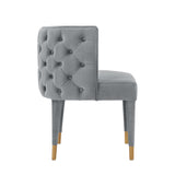 Maya Dining Chair in Grey by Manhattan Comfort at Eve Furniture