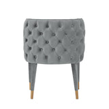 Maya Dining Chair in Grey by Manhattan Comfort at Eve Furniture