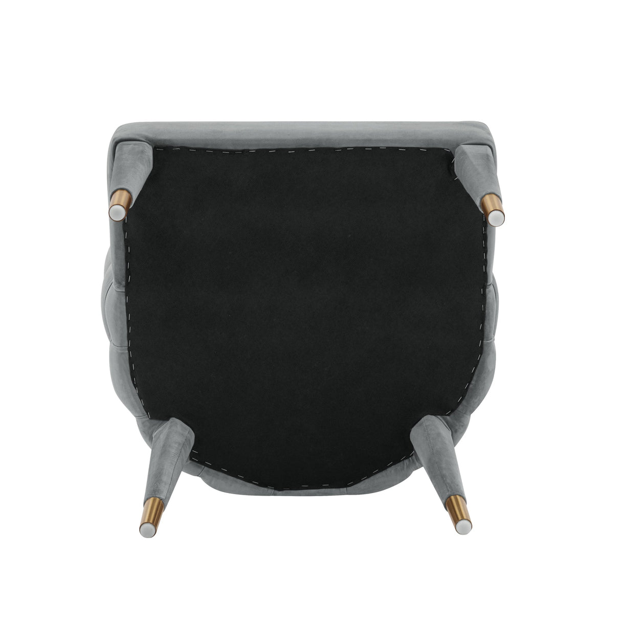 Maya Dining Chair in Grey by Manhattan Comfort at Eve Furniture