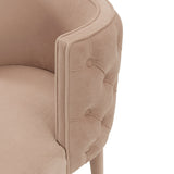 Maya Dining Chair in Nude by Manhattan Comfort at Eve Furniture