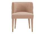 Maya Dining Chair in Nude by Manhattan Comfort at Eve Furniture