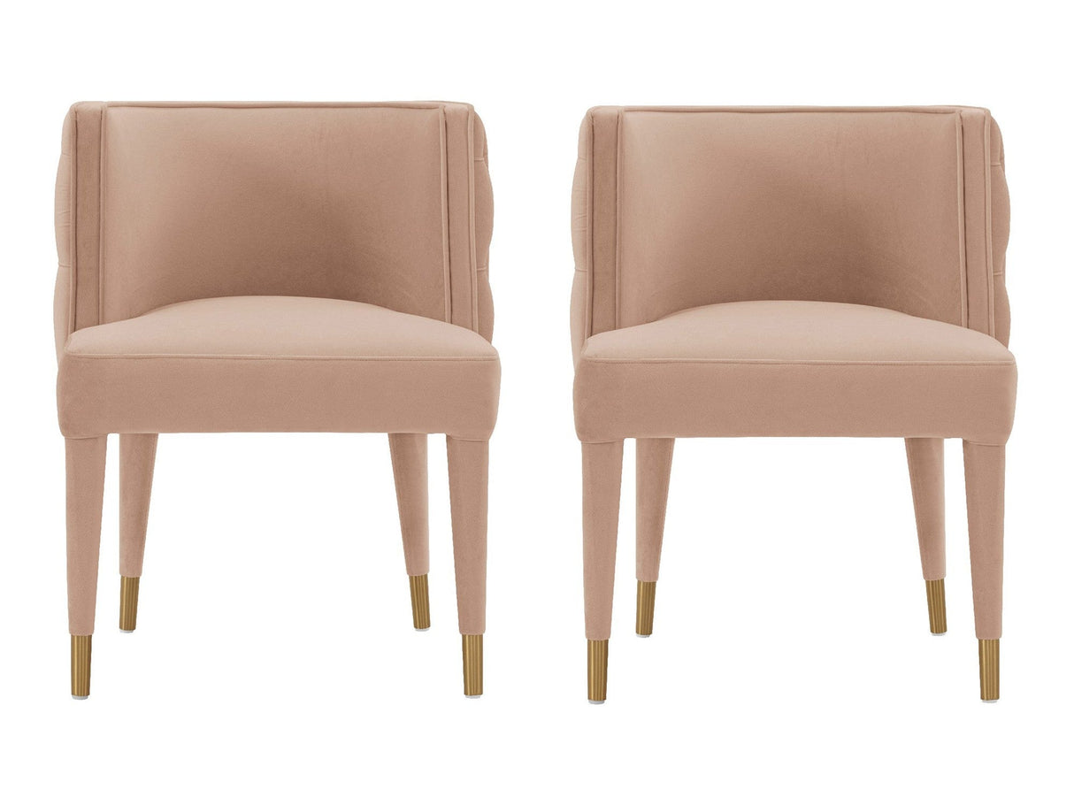 Maya Dining Chair in Nude (set of 2) by Manhattan Comfort at Eve Furniture