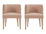 Maya Dining Chair in Nude (set of 2) by Manhattan Comfort at Eve Furniture