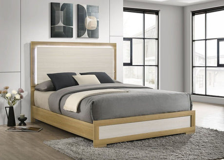 Maya Natural Panel Bedroom Set by New Era Innovations at Eve Furniture