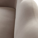 Maya Winter Mink Performance Velvet Sofa by Diamond Sofa at Eve Furniture
