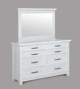 Maybelle White Bedroom Mirror (Mirror Only) by Crown Mark at Eve Furniture