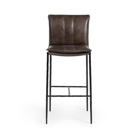Mayer Truffle Brown Bar Stool by Classic Home at Eve Furniture