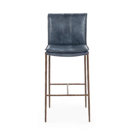 Mayer Ocean Blue Bar Stool by Classic Home at Eve Furniture