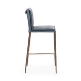 Mayer Ocean Blue Bar Stool by Classic Home at Eve Furniture