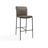 Mayer Bar Stool - Pewter Gray by Classic Home at Eve Furniture