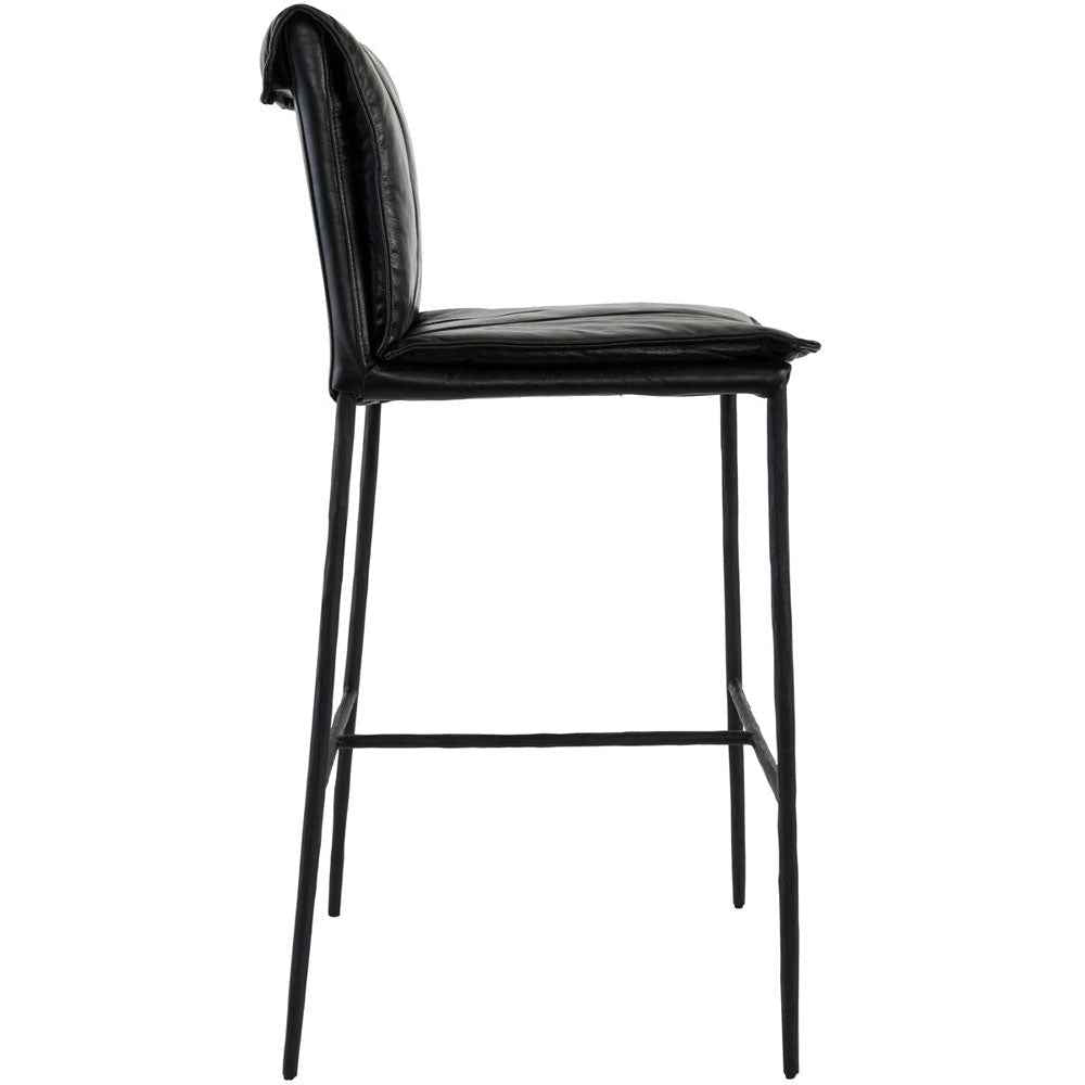 Mayer Black Bar Stool by Classic Home at Eve Furniture