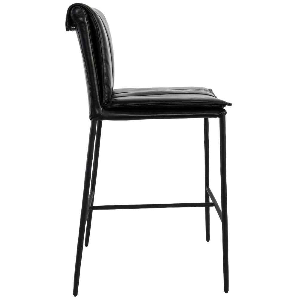Mayer Black Counter Stool by Classic Home at Eve Furniture