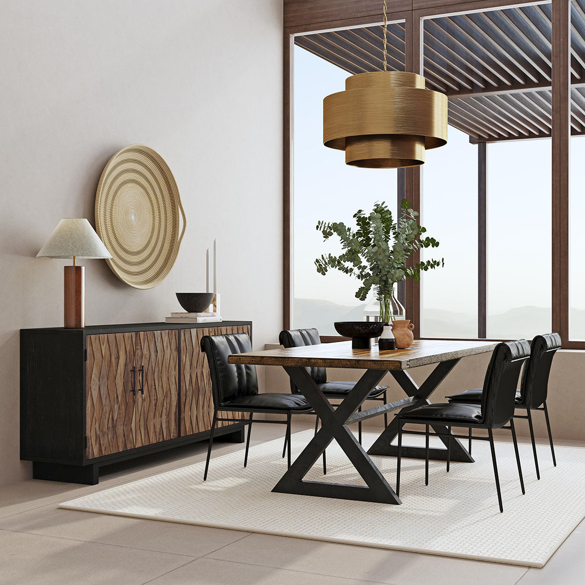 Mayer Black Dining Chair (Set of 2) by Classic Home at Eve Furniture