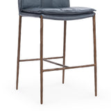 Mayer Ocean Blue Counter Stool by Classic Home at Eve Furniture