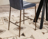 Mayer Ocean Blue Counter Stool by Classic Home at Eve Furniture