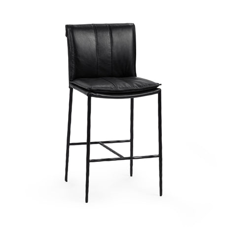 Mayer Jet Black Counter Stool by Classic Home at Eve Furniture