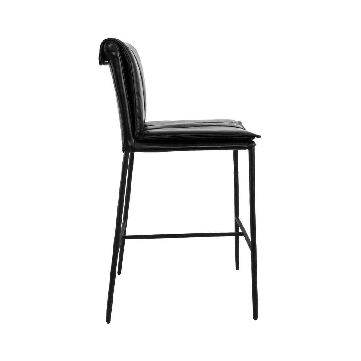 Mayer Counter Stool - Jet Black by Classic Home at Eve Furniture
