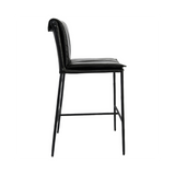 Mayer Counter Stool - Jet Black by Classic Home at Eve Furniture