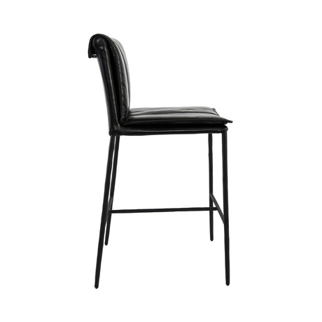 Mayer Counter Stool - Jet Black by Classic Home at Eve Furniture