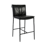 Mayer Counter Stool - Jet Black by Classic Home at Eve Furniture