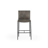 Mayer Counter Stool - Pewter Gray by Classic Home at Eve Furniture
