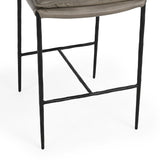 Mayer Counter Stool - Pewter Gray by Classic Home at Eve Furniture