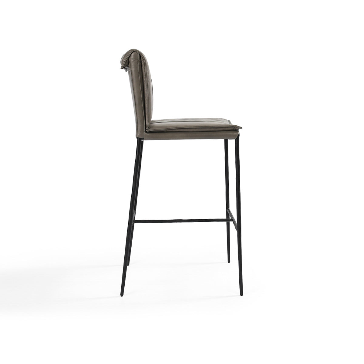 Mayer Pewter Gray Bar Stool by Classic Home at Eve Furniture