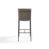 Mayer Pewter Gray Bar Stool by Classic Home at Eve Furniture
