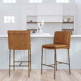 Mayer Tan 26" Counter Stool by Classic Home at Eve Furniture