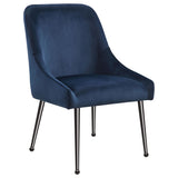 Mayette Blue Dining Side Chair, Set of 2 by Coaster at Eve Furniture