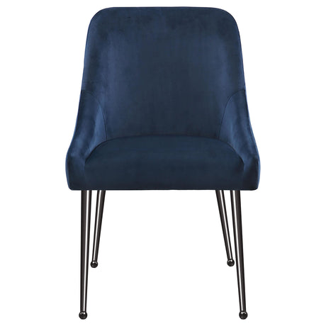 Mayette Blue Dining Side Chair, Set of 2 by Coaster at Eve Furniture