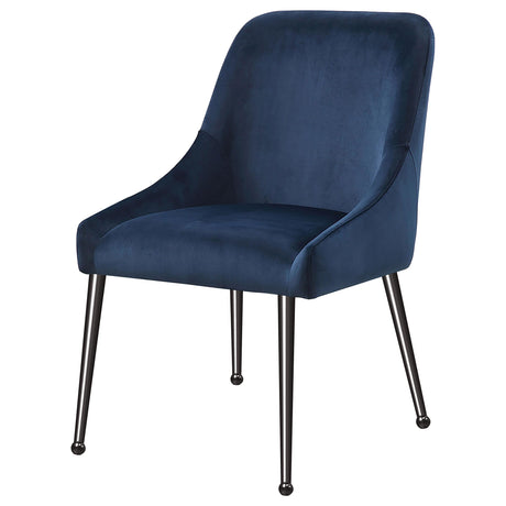 Mayette Blue Dining Side Chair, Set of 2 by Coaster at Eve Furniture