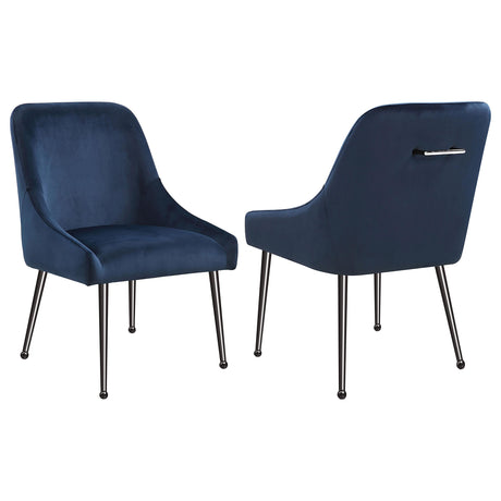 Mayette Blue Dining Side Chair, Set of 2 by Coaster at Eve Furniture