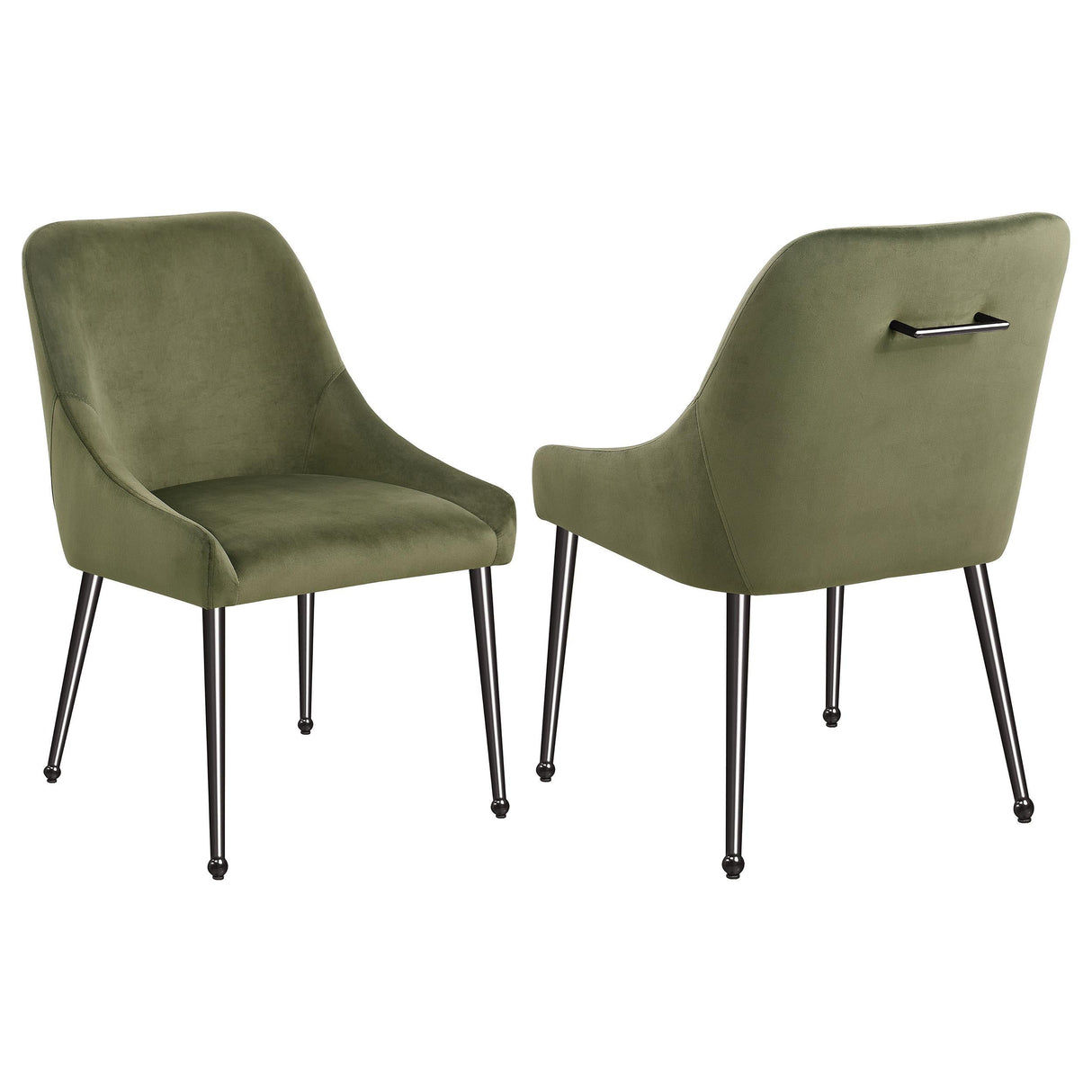 Mayette Olive Dining Side Chair, Set of 2 by Coaster at Eve Furniture