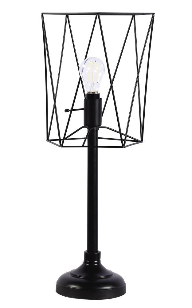 Mayfield Black Metal Slender Torch Table Lamp by Coaster at Eve Furniture
