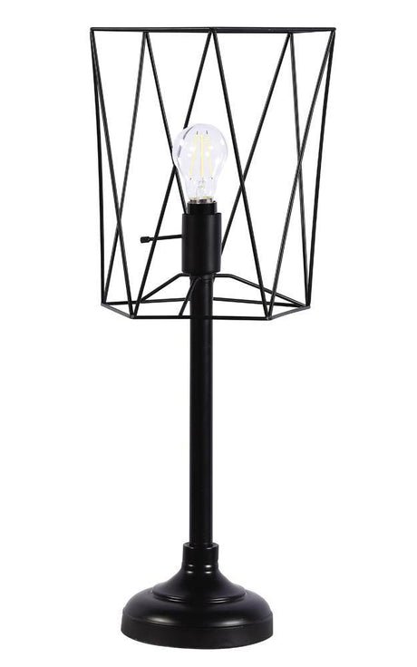 Mayfield Black Metal Slender Torch Table Lamp by Coaster at Eve Furniture